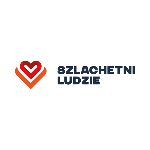 Grafika przedstawiająca logotyp Fundacji Szlachetni Ludzie